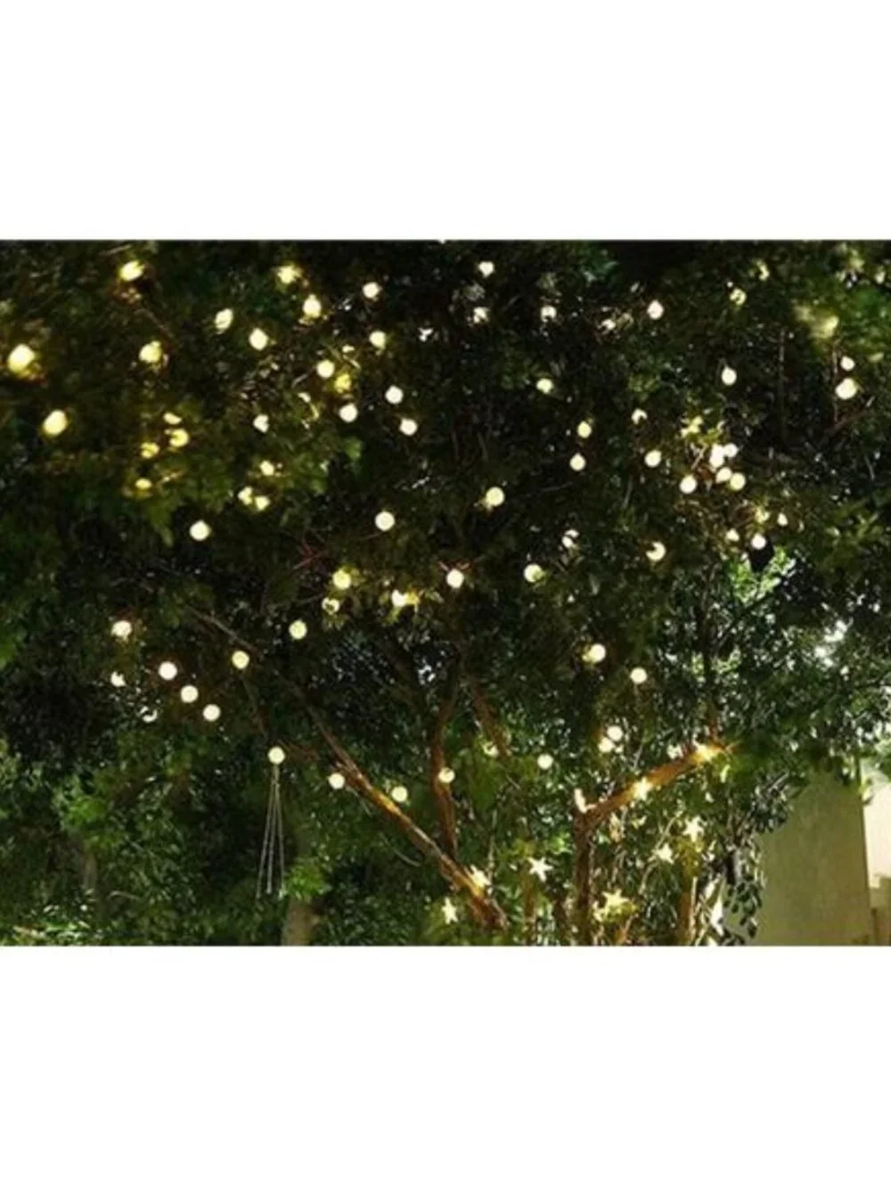 Solar String Lights Outdoor Waterproof LED Globe Fairy Lights Patio Garden Decor